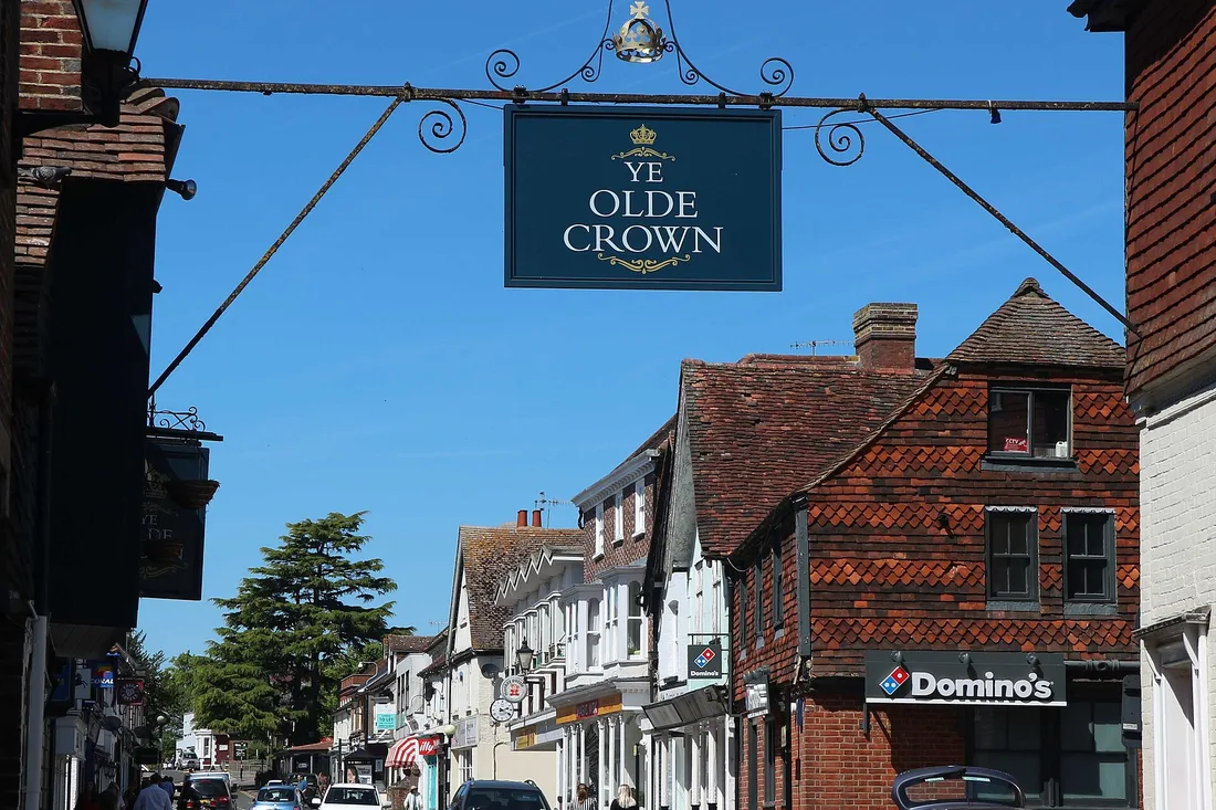 Edenbridge High Street; the town would take up to 135 new homes under the scheme