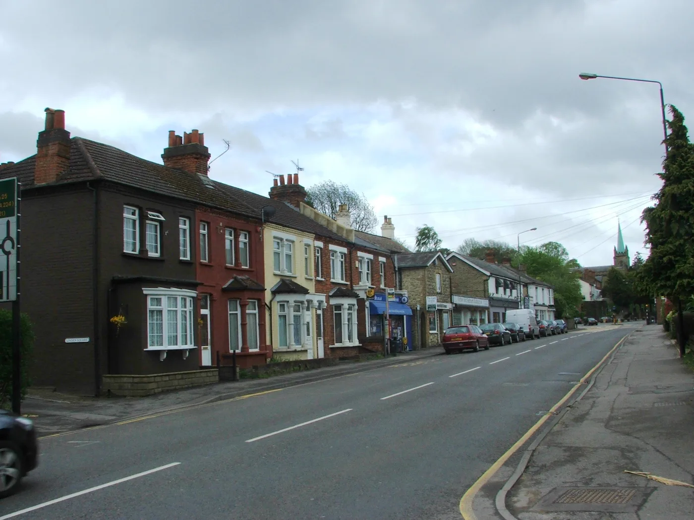 London Road, Riverhead, looking towards St Mary's Church