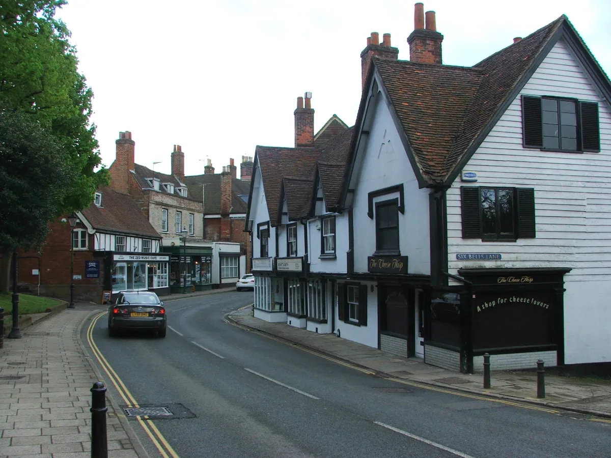 The High Street in Sevenoaks town centre